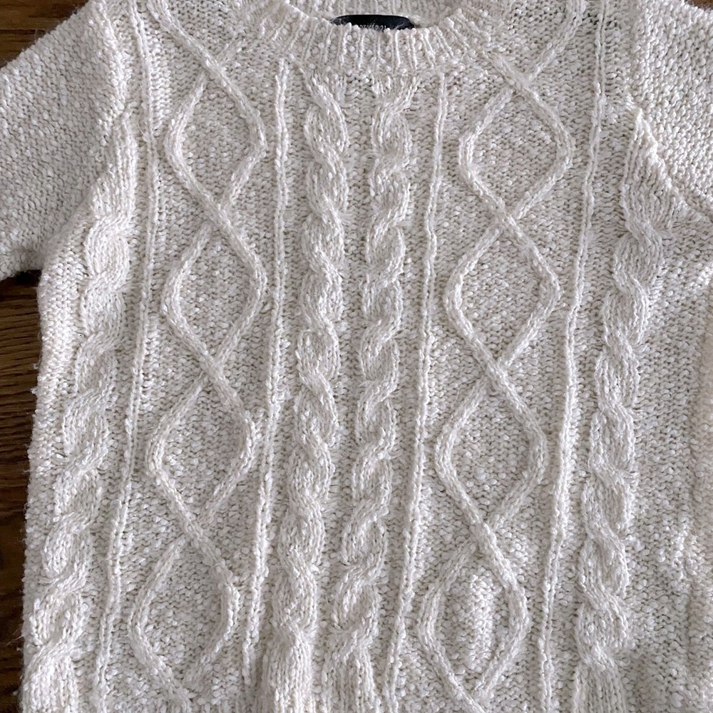 forever 21 cream sweater